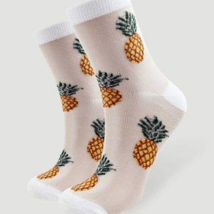 Pinapple Sheer socks